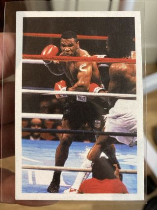 Mike Tyson Rookie Card 1987 (a Question Of Sport) Perfect For Grading 1