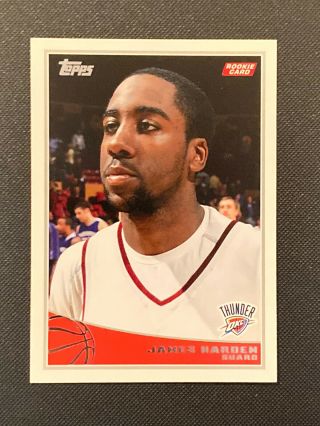 2009 - 10 Topps James Harden Rookie Rc 319 Rockets Nets