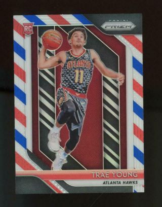 2018 Panini Prizm Red White Blue 78 Trae Young Rc Rookie