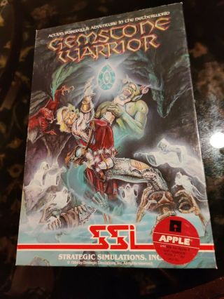 Gemstone Warrior.  Apple Ii Computer Game.  Ssi,  1984