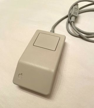 Apple G5431 Apple Desktop Bus Mouse - One Button Vintage Adb Serial Interface