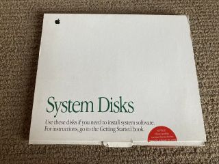 Vintage Apple Macintosh Quadra 605 Software Install Disks