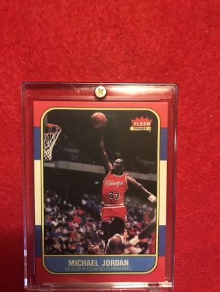 Michael Jordan 86 - 87 Fleer Rookie 57
