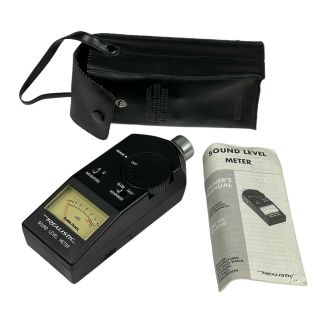 Vintage Radio Shack Realistic Sound Level Meter No.  33 - 2050 W/ Case