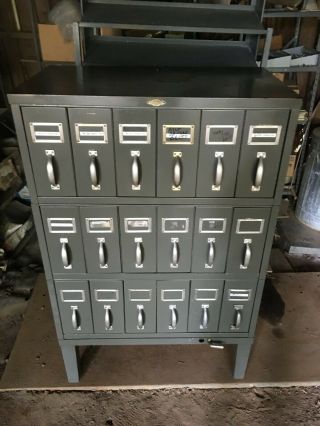 18 Drawer Metal File Cabinet