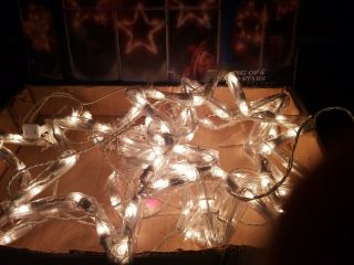 Vtg Mr.  Christmas Mini Mini 6 Star Light Sculpture With Box