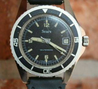 Sicura Sears Swiss Automatic.  Date Watch.  Brevets Bf158.  Sic 21.  Only 1 Runs