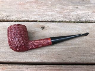 Vintage Carey Magic Inch Italy Carved Estate Tobacco Pipe 6 " Long
