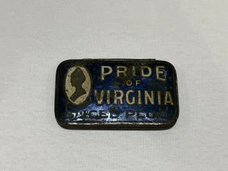 Vintage Pride Of Virginia Sliced Plug Tobacco Tin (empty)