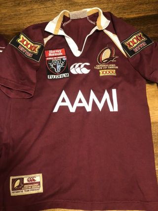 Vintage 2000s Queensland State Of Origin Rugby League Jersey