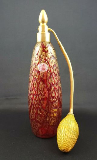 Devilbiss Perfume Atomizer,  Mid - Century (1965) Bottle By Archimede Seguso Murano