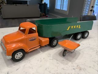 Old Metal Toy Tonka Construction Truck - Antique