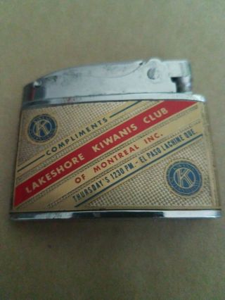 Vintage Rolex Automatic De Luke Lighter Lakeshore Kiwanis Club