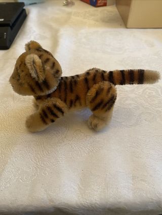 Tiny Tiger Plush With Moveable Joints Airbrushed Stripes And Mohair Construction 2