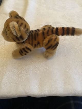 Tiny Tiger Plush With Moveable Joints Airbrushed Stripes And Mohair Construction 3