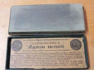 Vintage Razor/knife Hone Sharpening Stone Carborundum Razor Hone