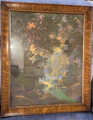 Antique1909 Mayfield Parrish Print With Antiquis Frame