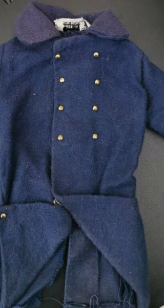 VINTAGE Action Man 1973 French Foreign Legion blue great coat overcoat GI Joe 2