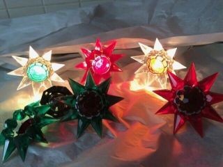 Matchless Christmas Star Lights,  3,  3 Not,  Total 6,  Antique
