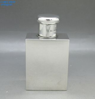 Asprey & Co Luxury Solid Sterling Silver Scent / Cologne Bottle 110g London 1928