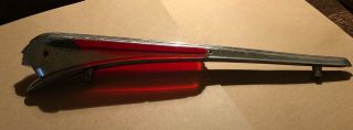 Vintage 1948 - 49 PONTIAC Hood Ornament Red Lucite Indian Chieftain 510565 GM 2