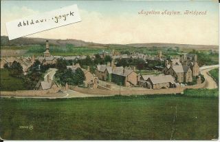 Vintage Postcard Of Angelton Asylum,  Bridgend,  Glamorgan