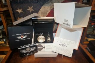 Harley - Davidson 100th Anniversary Limited Edition Pocket Watch Sn