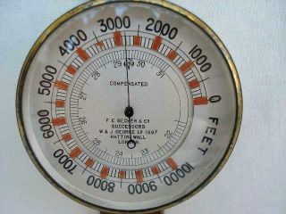 Unusual Pocket Barometer/altimeter By F.  E.  Becker & Co Of London.