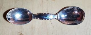 Antique Georg Jensen Sterling Silver Doctor ' s Medicine Folding Traveling Spoon 6