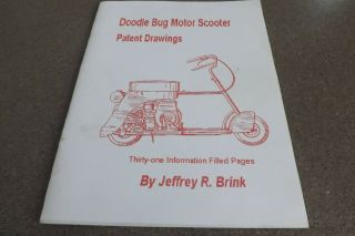 Hiawatha Doodle Bug Motor Scooter Beam Gambles Western Auto Vintage Patent Book