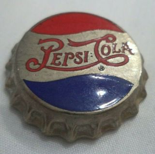 Stunning Vintage Estate Pepsi Cola Soda Bottle Cap 1 1/8 " Brooch 6421x