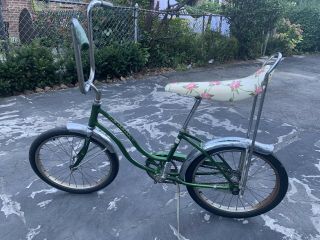 1971 Schwinn Fair Lady Stingray Muscle Bike Vintage Green Girls Bicycle