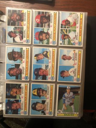1979 Topps Baseball Cards Complete Set In Binder