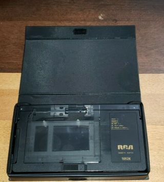 Vintage Rca Vhs - C Cassette Adapter Vca110 With Case (vcr/vhs)