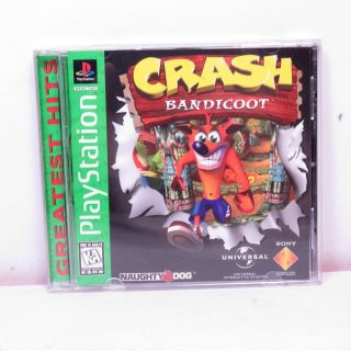 Vintage Sony Playstation Crash Bandicoot Ps1 Complete