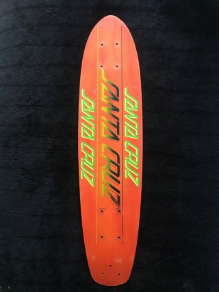 Vintage Santa Cruz Fibreglass Skateboard Alva Powell Hawk Vision