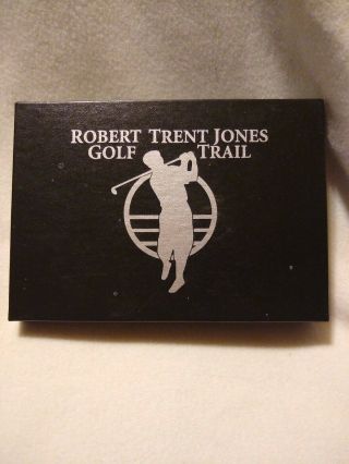 Vintage Golf Metal Divot Tool Ball Marker Robert Trent Jones Golf Trail Set