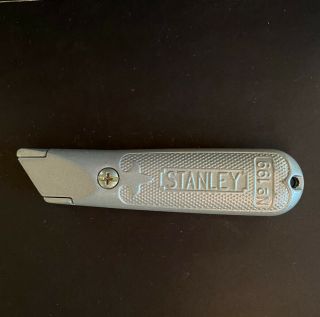 Vintage Stanley No.  199 Metal Fixed Blade Utility Knife Usa