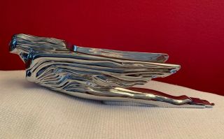Vintage Cadillac Flying Lady Goddess Hood Ornament 1941 Chrome In Cond