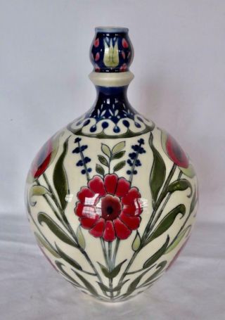 Antique Hungarian 1880s Zsolnay Pecs Hand Painted Ceramic 9 