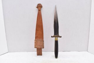 Antique Dagger Philippines Katipunan Kris Knife Barong Weapon Sheath Filipino