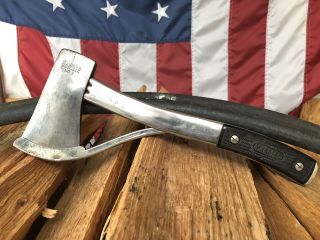 Marbles No.  3 Safety Pocket Hatchet Camping Axe Hiking Tool Ax 1898 Pat Antique