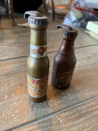 Two Vintage Beer Bottle Openers