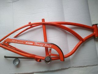 Schwinn Orange Krate 71 Stingray Chain Guard Frame May Have Been Painted