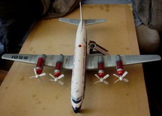 1950s Craigston Fly Eastern Airlines Battery Operated Tin Litho Airplane