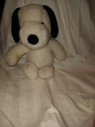 Snoopy Vintage 1968 United Feature Syndicate Plush Dog Peanuts Charlie Brown