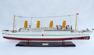 Hmhs Britannic White Star Line Olympic - Class Ocean Liner Wooden Ship Model 40 "
