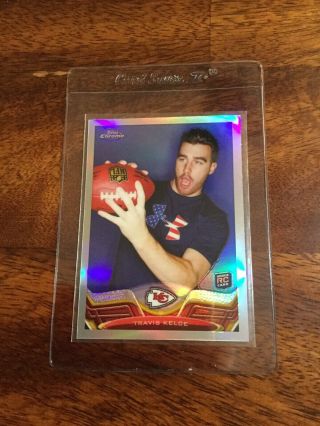 2013 Topps Chrome Refractor 118 Travis Kelce Rc Rookie Card Chiefs Hot