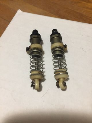 Vintage Associated Rc10 Front Shocks.  Hard Anodized