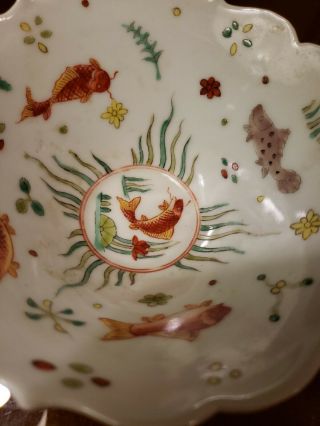 Chinese antique 18th century colorful bowl of Ming Dynasty Chenghua 3
